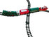 Christmas Train Set with Santa